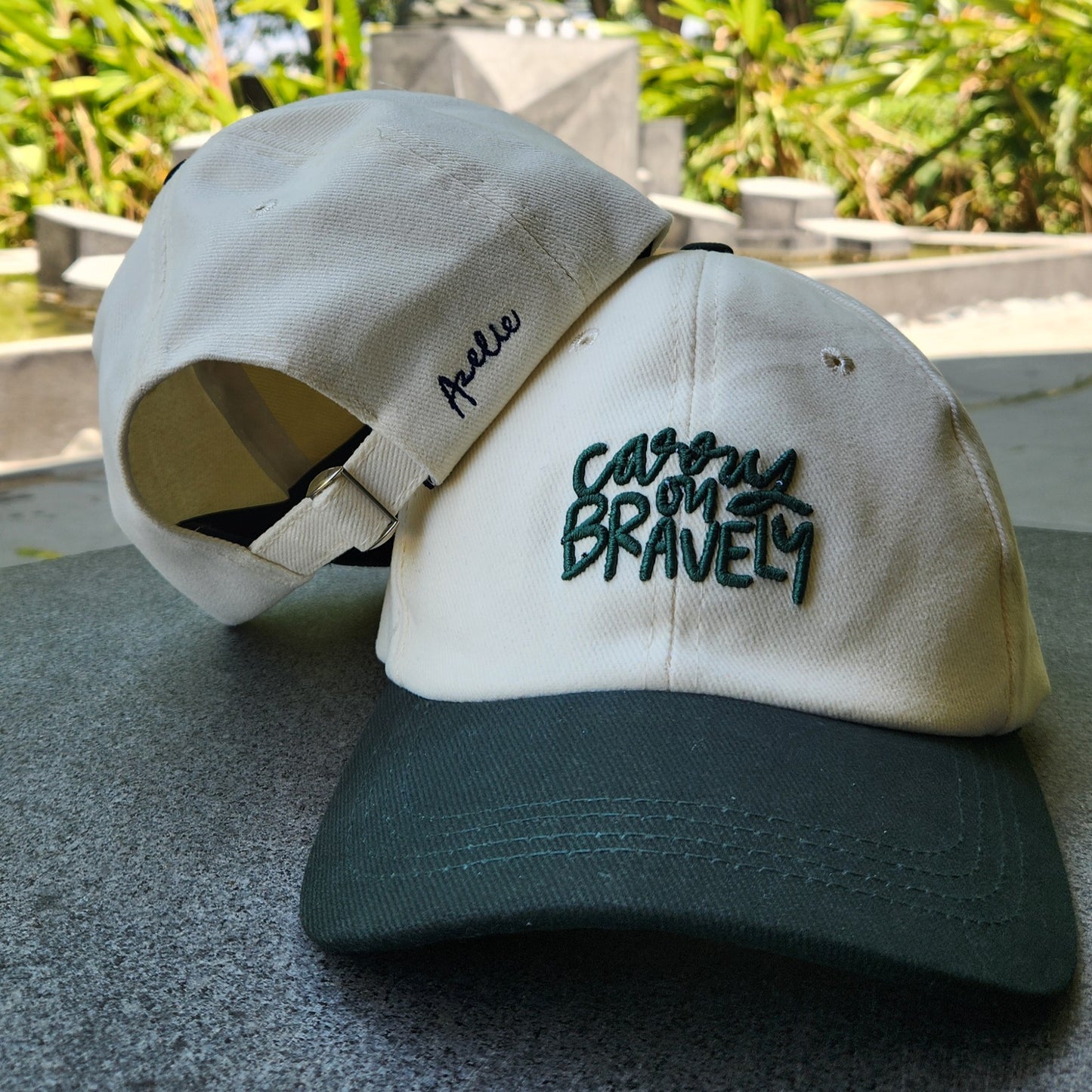 Carry on Bravely cap