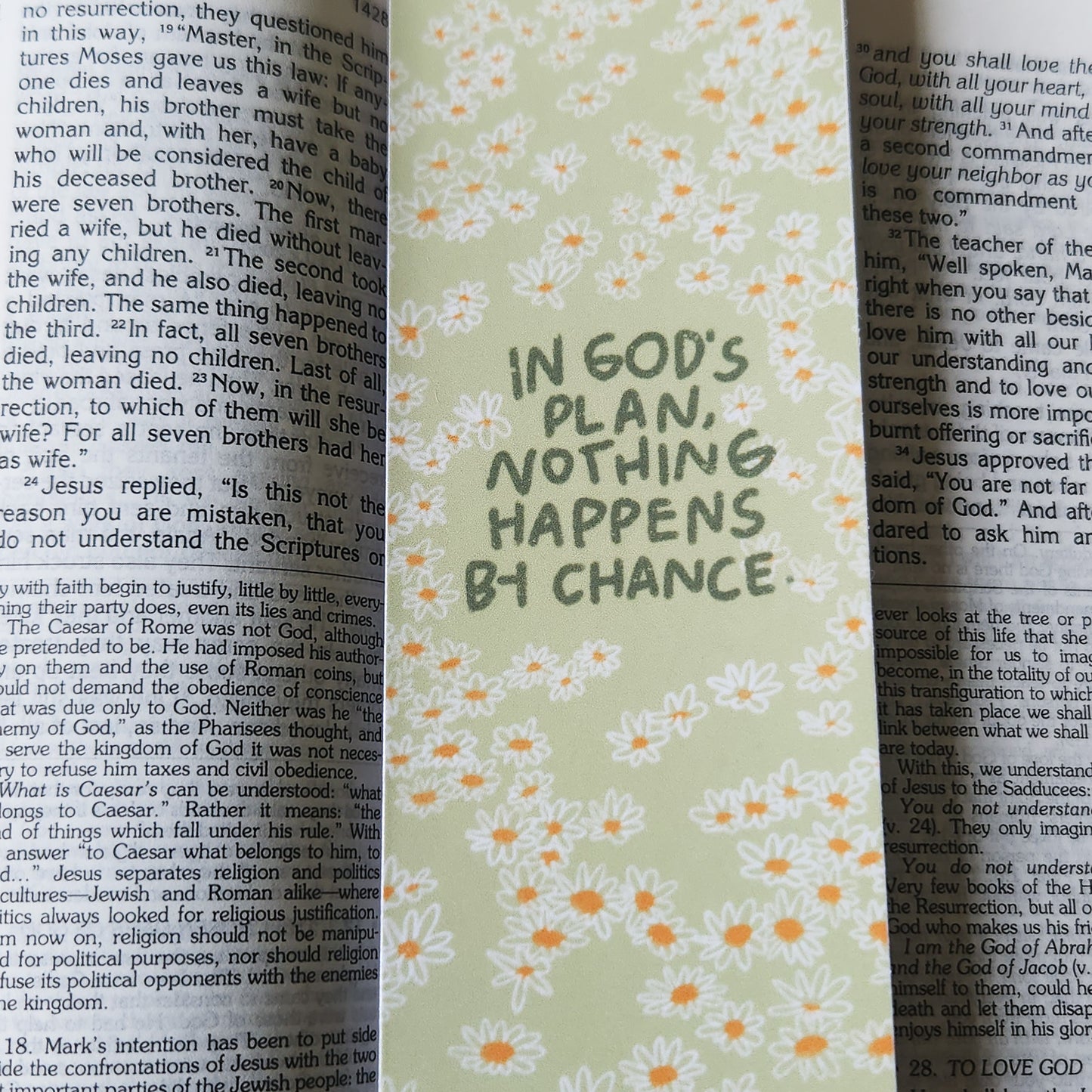 God's Plan Bookmark