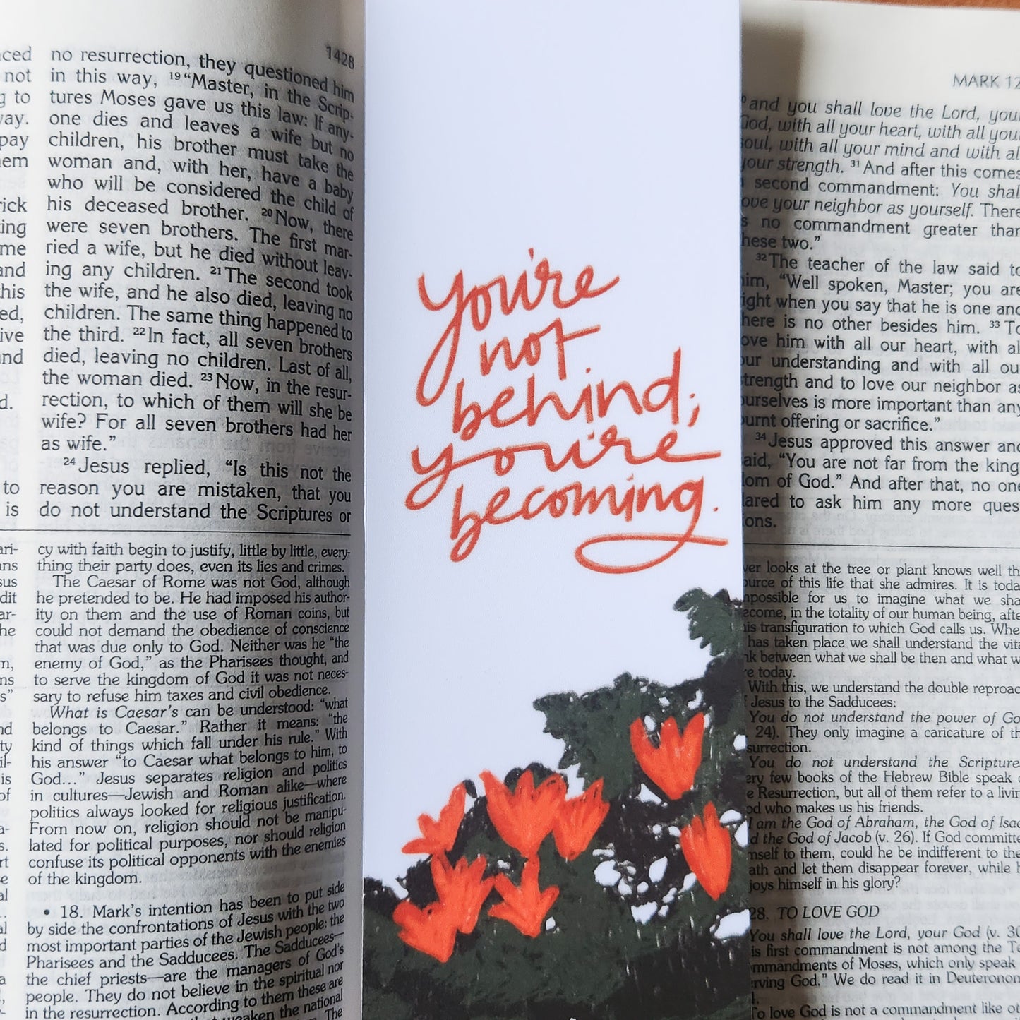 You're Becoming bookmark