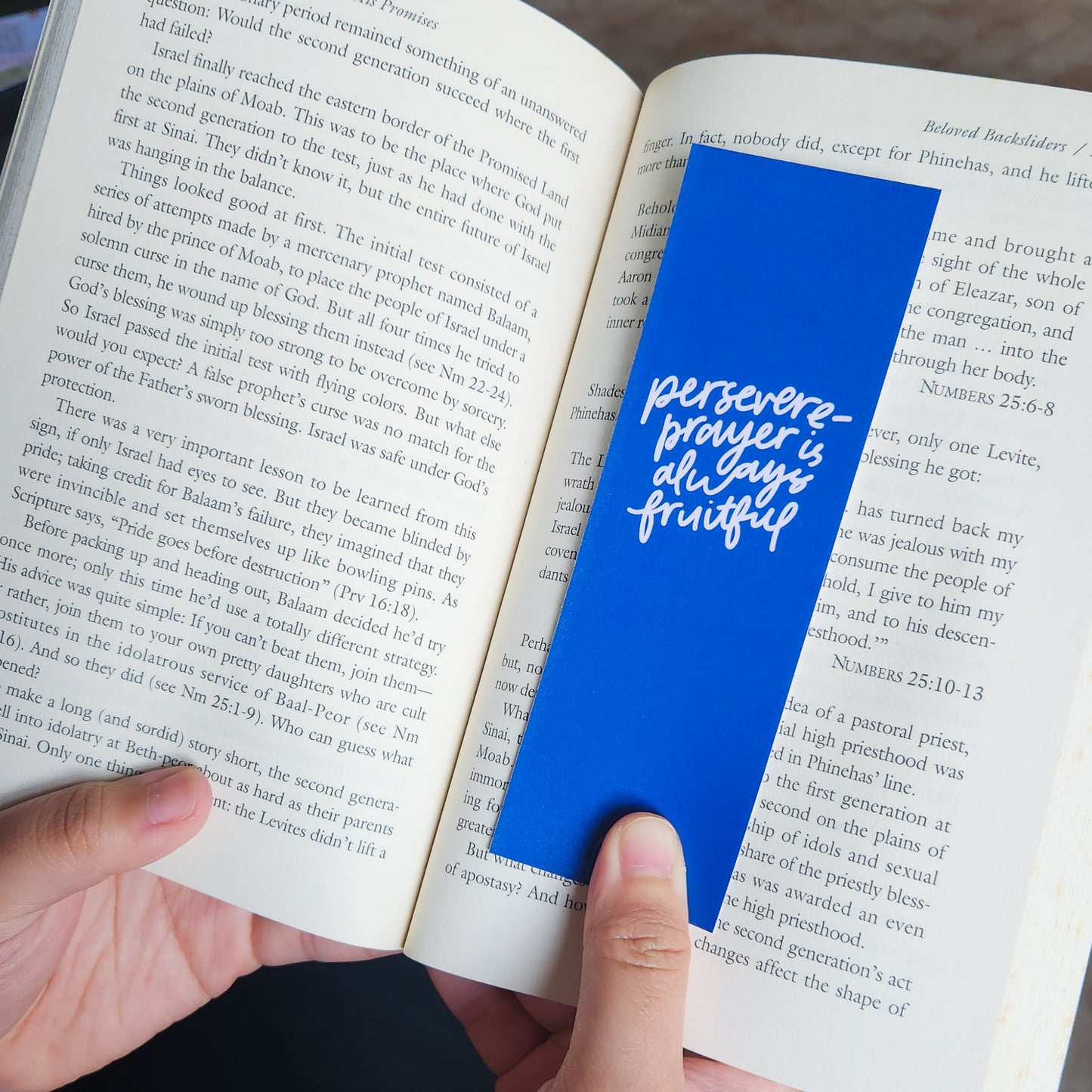 Persevere in Prayer bookmark