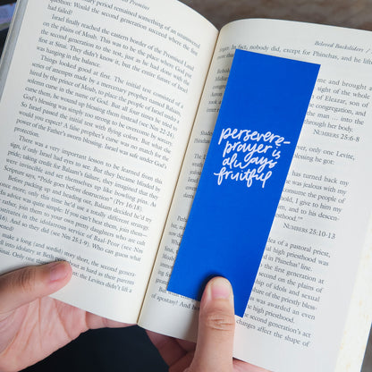 Persevere in Prayer bookmark