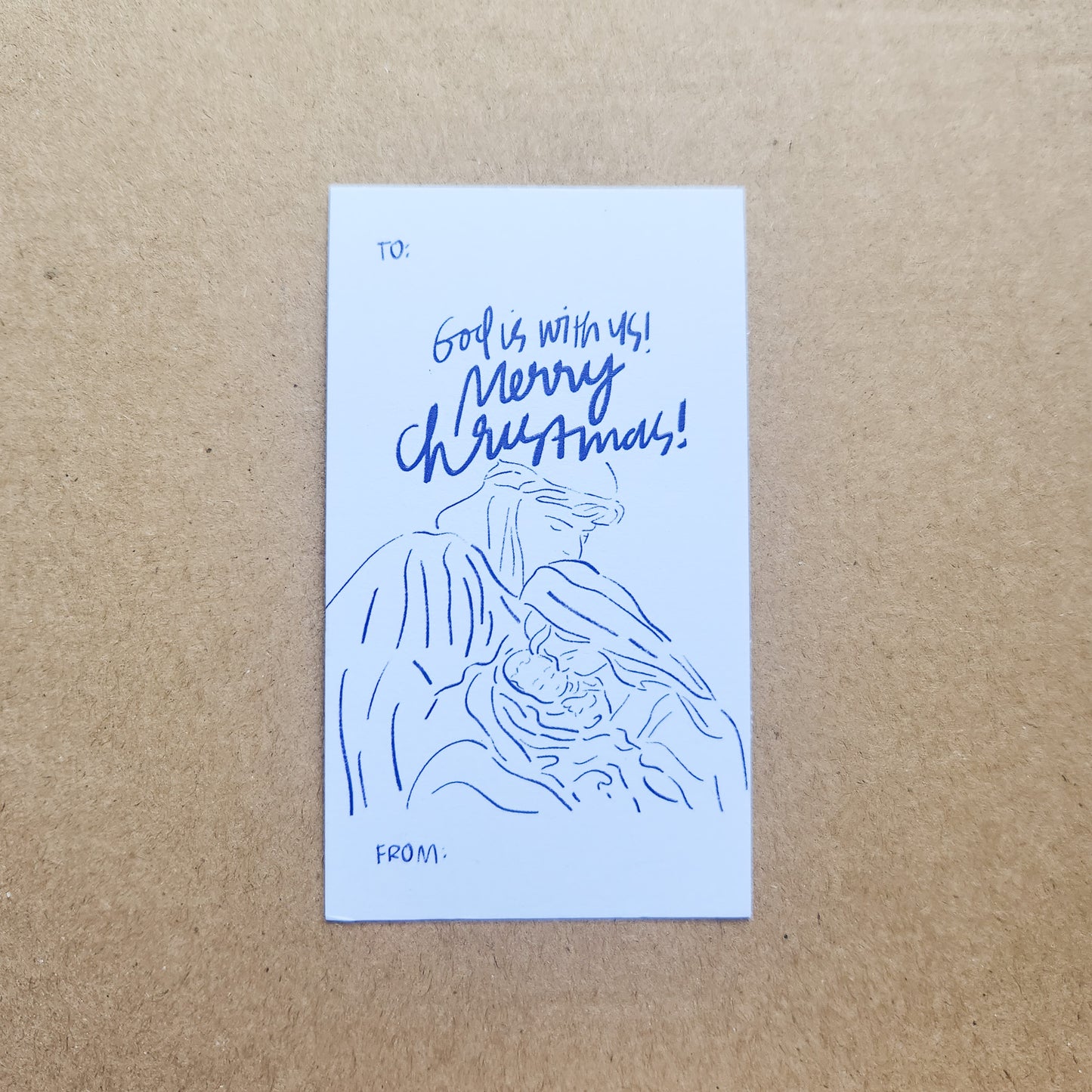 God is with us | Christmas gift tags