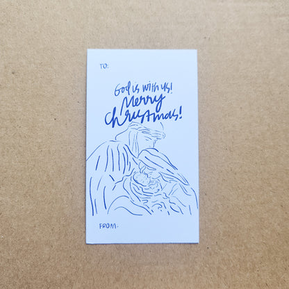 God is with us | Christmas gift tags