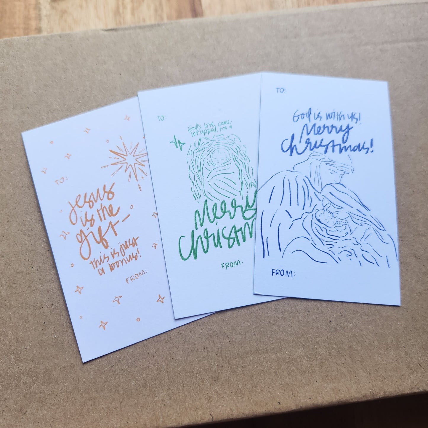 Jesus is the Gift | Christmas gift tags