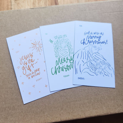 Jesus is the Gift | Christmas gift tags