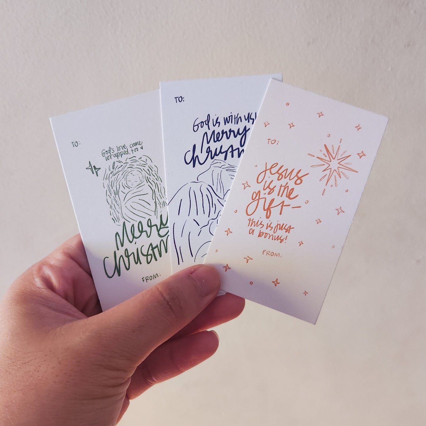 Jesus is the Gift | Christmas gift tags