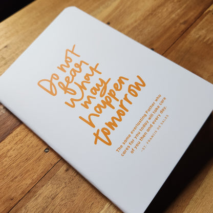 Do Not Fear Tomorrow pocket journal