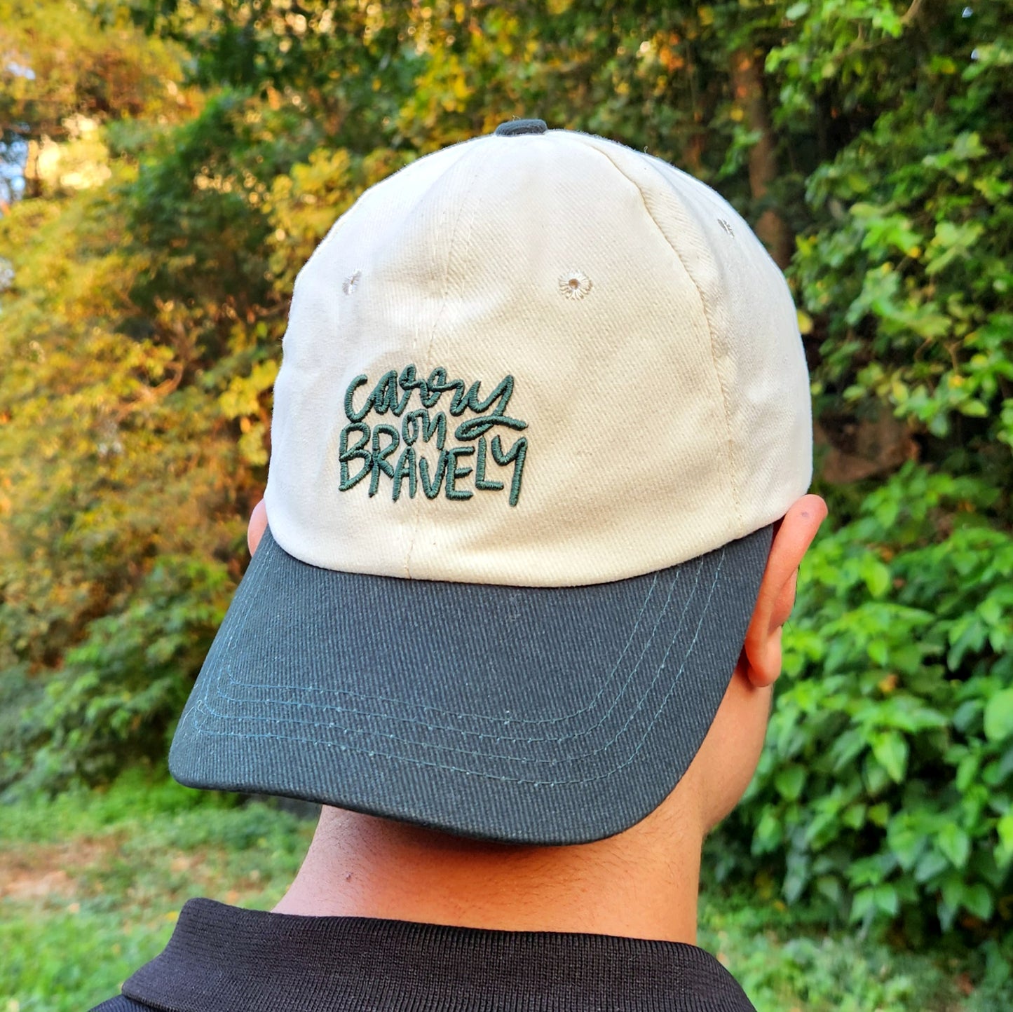 Carry on Bravely cap