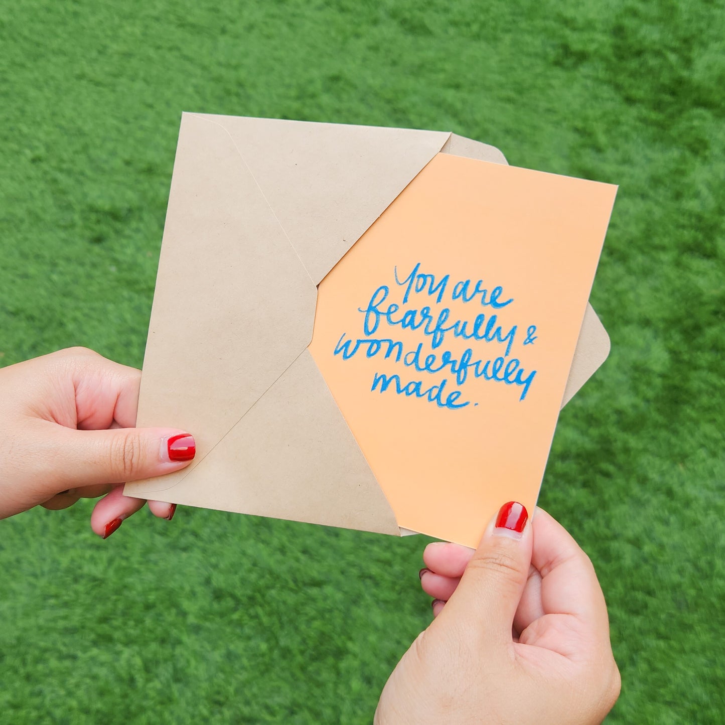 Fearfully and Wonderfully Made greeting card