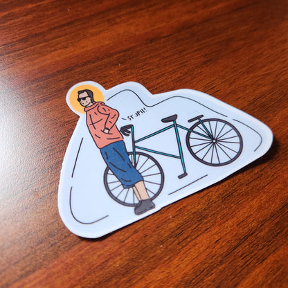 St. John Paul II (Missionary Biker) sticker