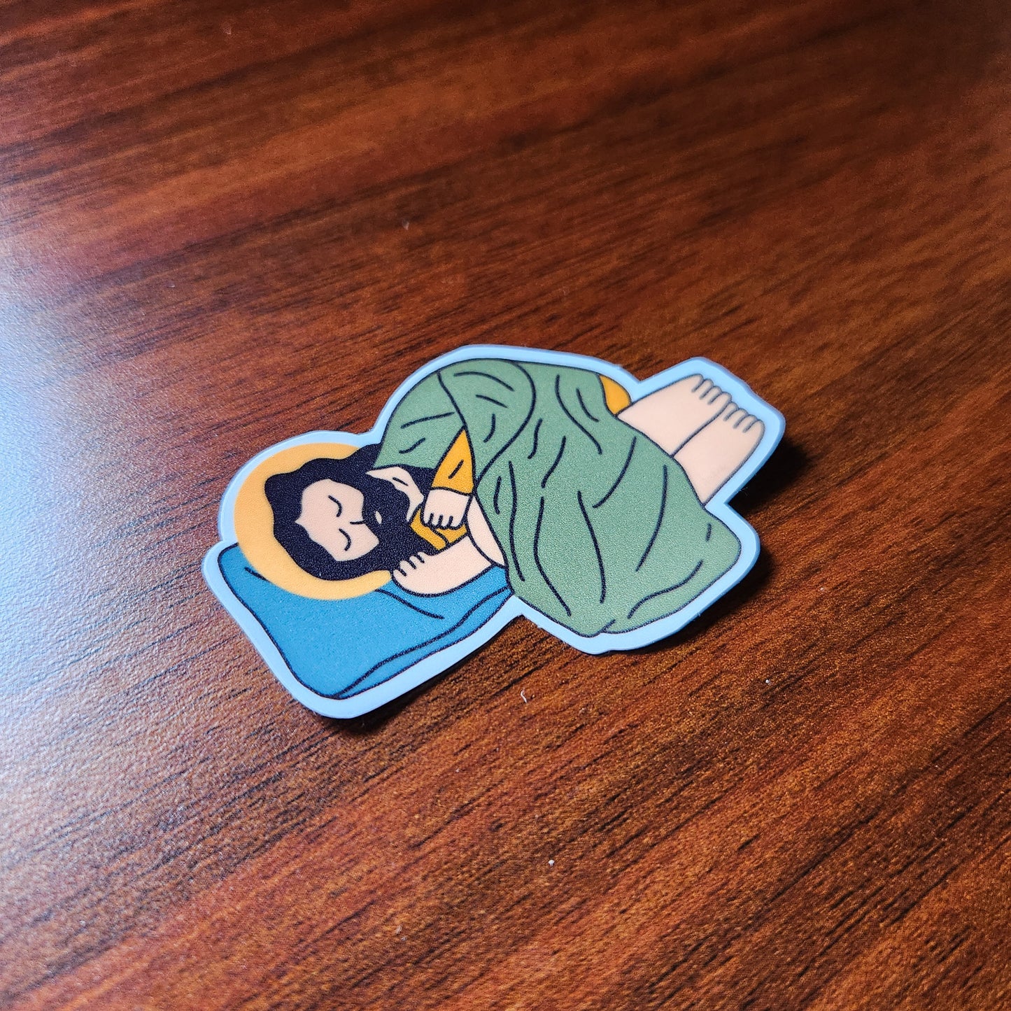 Sleeping St. Joseph sticker
