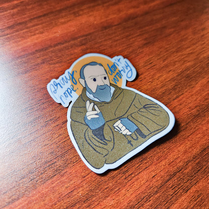 St. Padre Pio sticker
