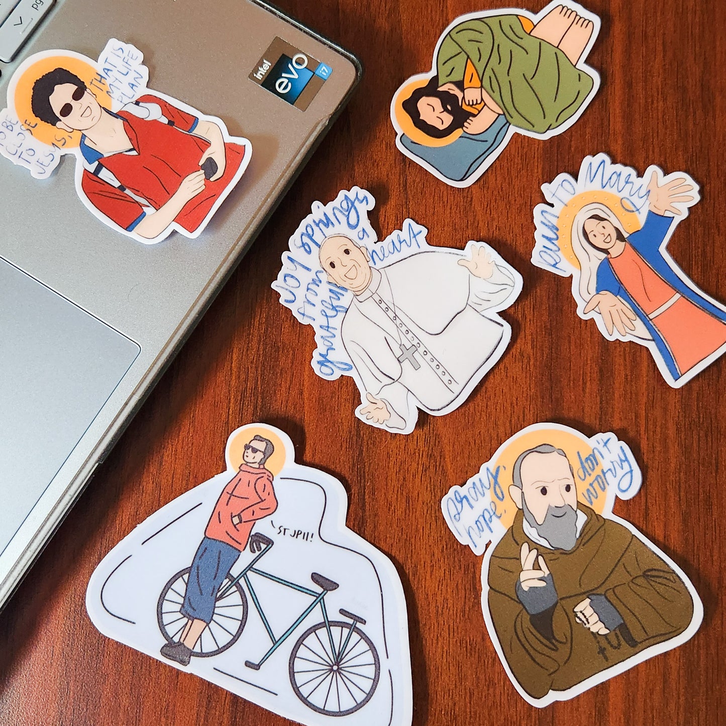 Run to Mary sticker