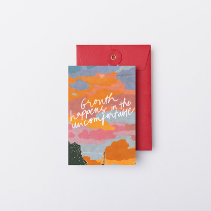 Growth in the Uncomfortable art print