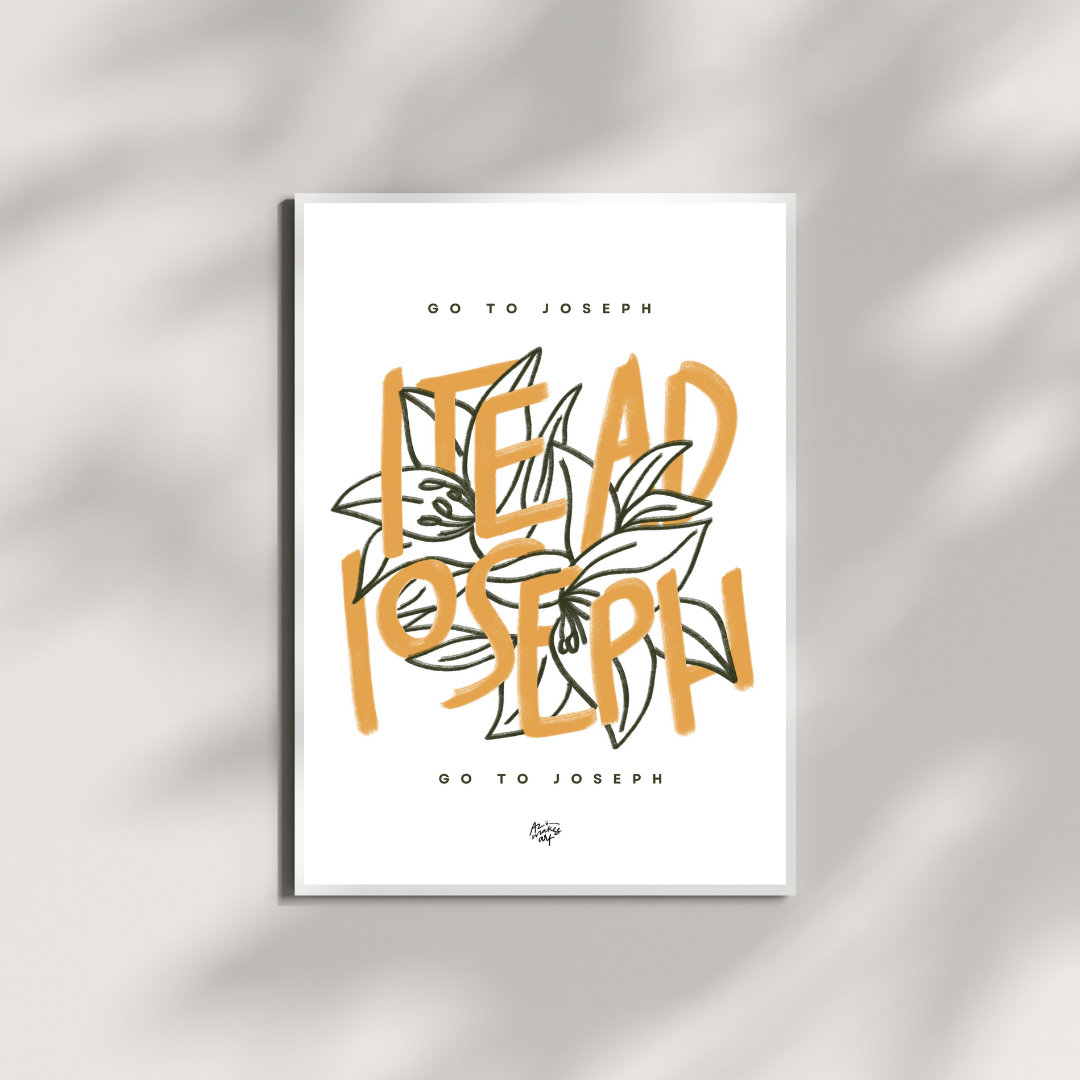 Ite Ad Ioseph (Go to Joseph) art print