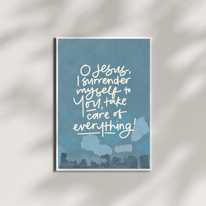 Surrender Prayer art print