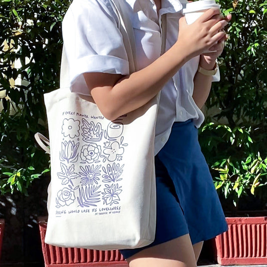 The Little Flower tote bag